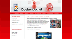 Desktop Screenshot of daubenbuechel-spielwaren.de