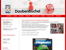 Tablet Screenshot of daubenbuechel-spielwaren.de